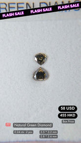Natural Green Diamond Deal (0.24 cts)